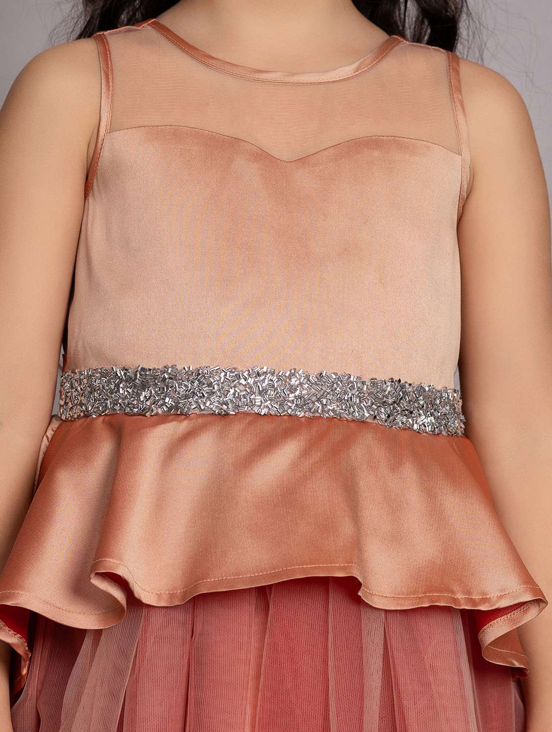 girls embellished sleeveless fit & flare dress - 21962521 - Standard Image - 5