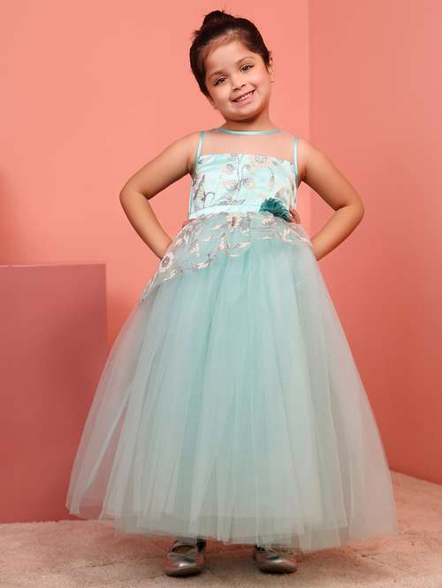girls embellished sleeveless fit & flare dress - 21962525 -  Standard Image - 0