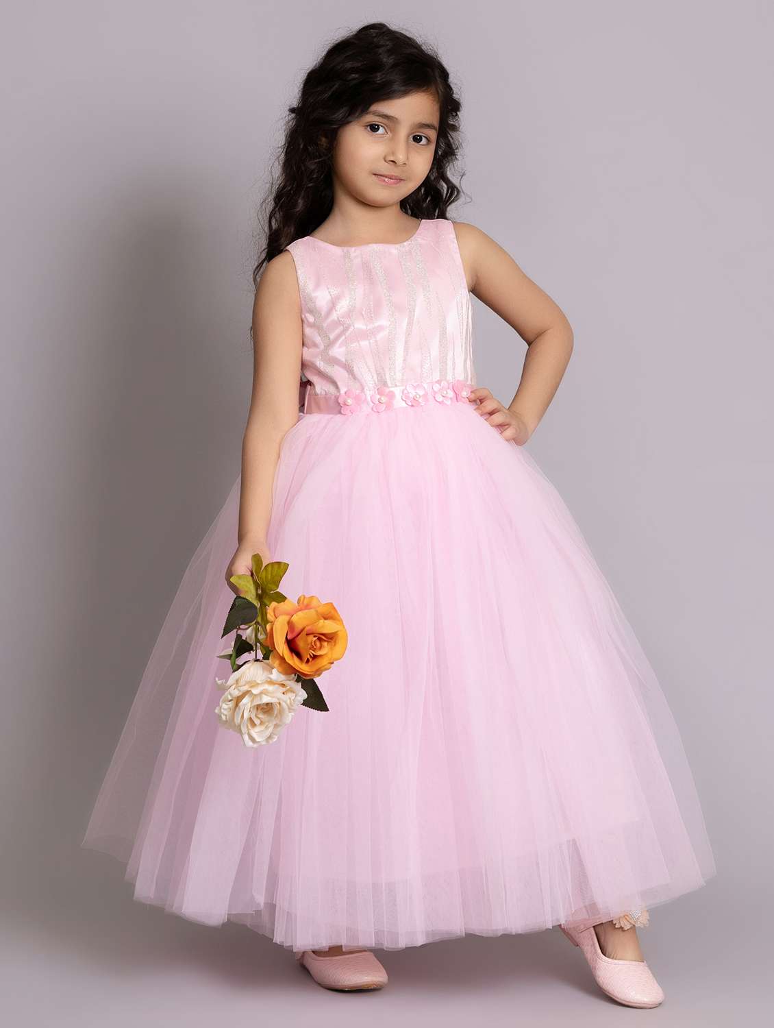 girls embellished sleeveless fit & flare dress - 21962528 -  Standard Image - 3