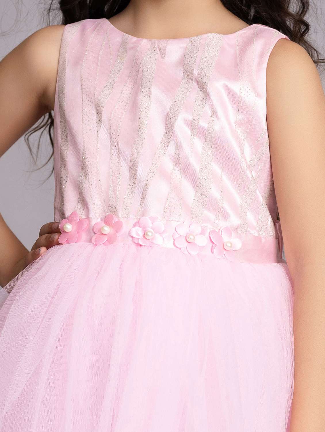 girls embellished sleeveless fit & flare dress - 21962528 -  Standard Image - 5