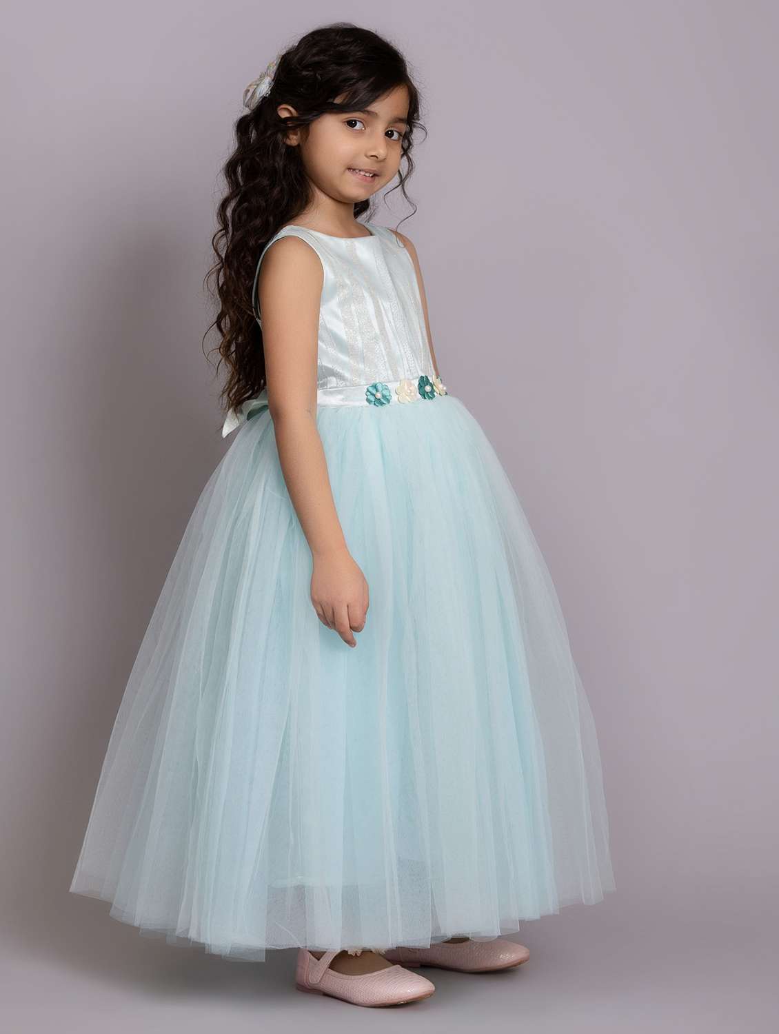 girls embellished sleeveless fit & flare dress - 21962530 -  Standard Image - 3