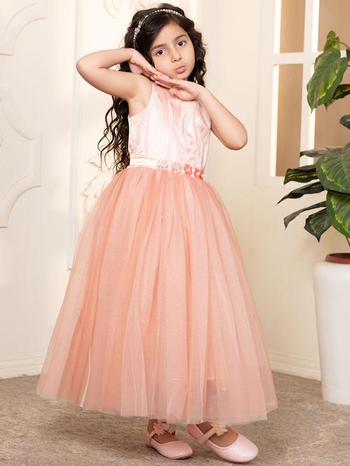 girls embellished sleeveless fit & flare dress - 21962531 - Standard Image - 0