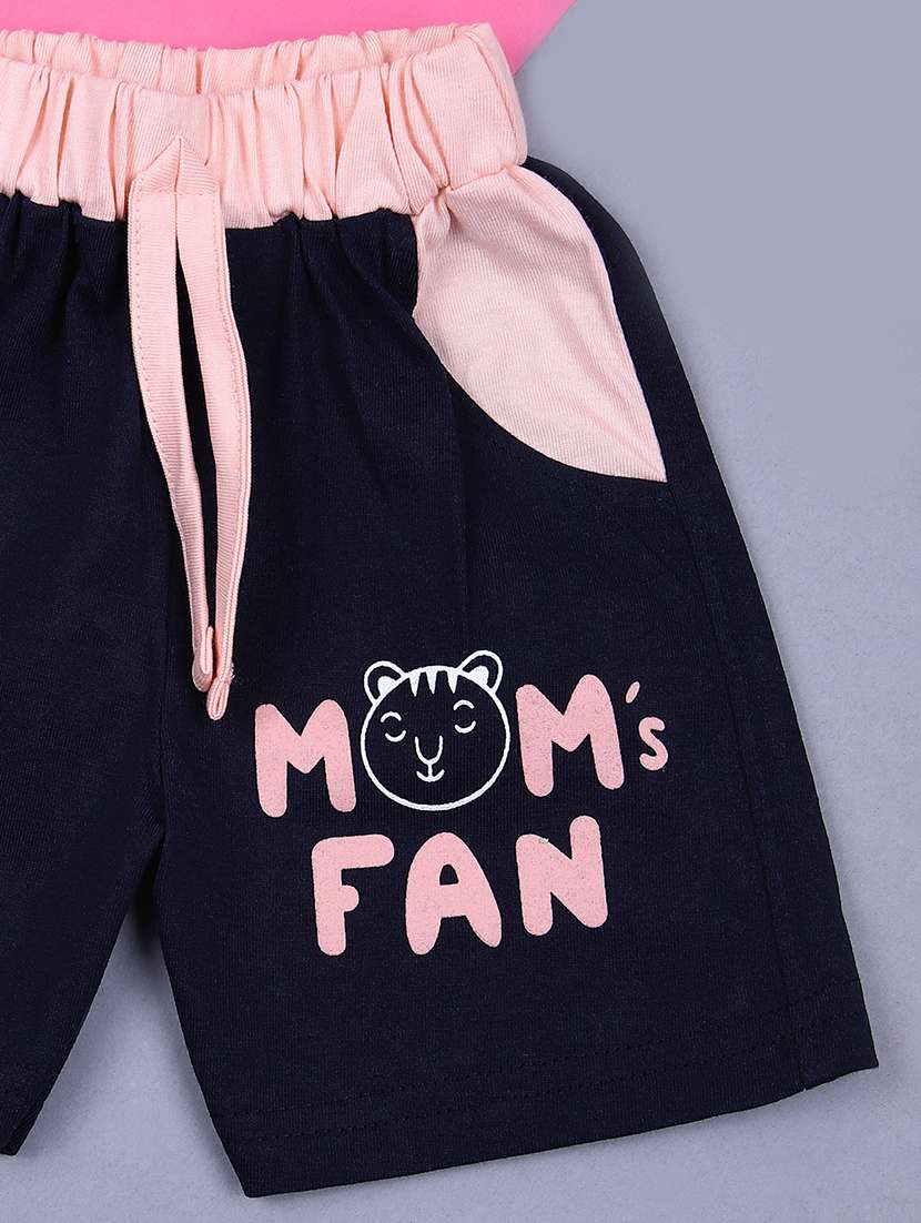 boys printed t-shirt and shorts set - 21962577 - Standard Image - 3