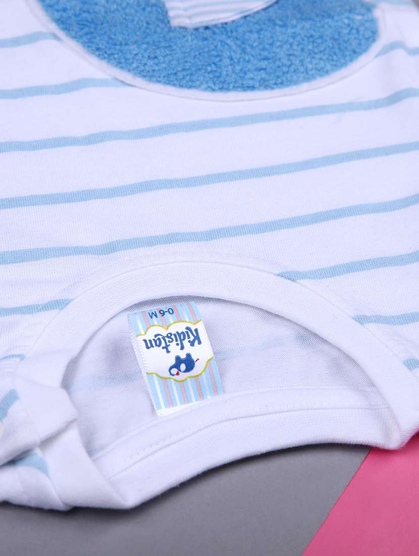 boys striped t-shirt and short set - 21962589 - Standard Image - 3