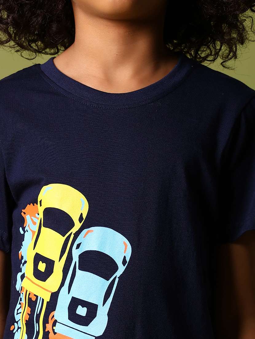 boys printed t-shirt and short set - 21962590 -  Standard Image - 3