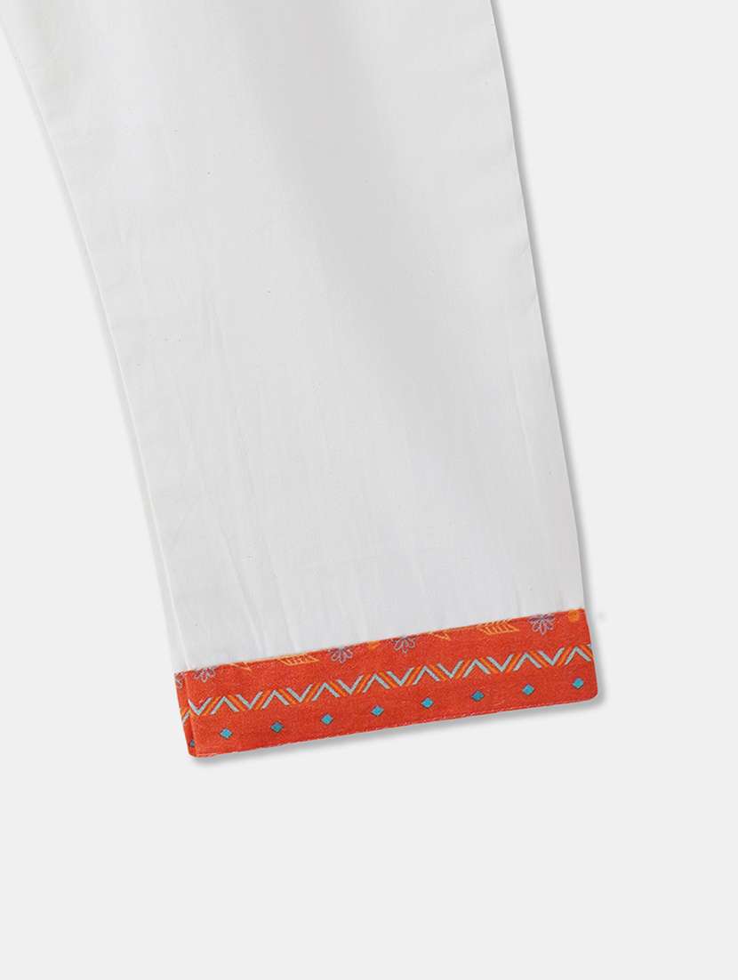 boys printed long sleeve kurta & pyjama set - 21962615 -  Standard Image - 5