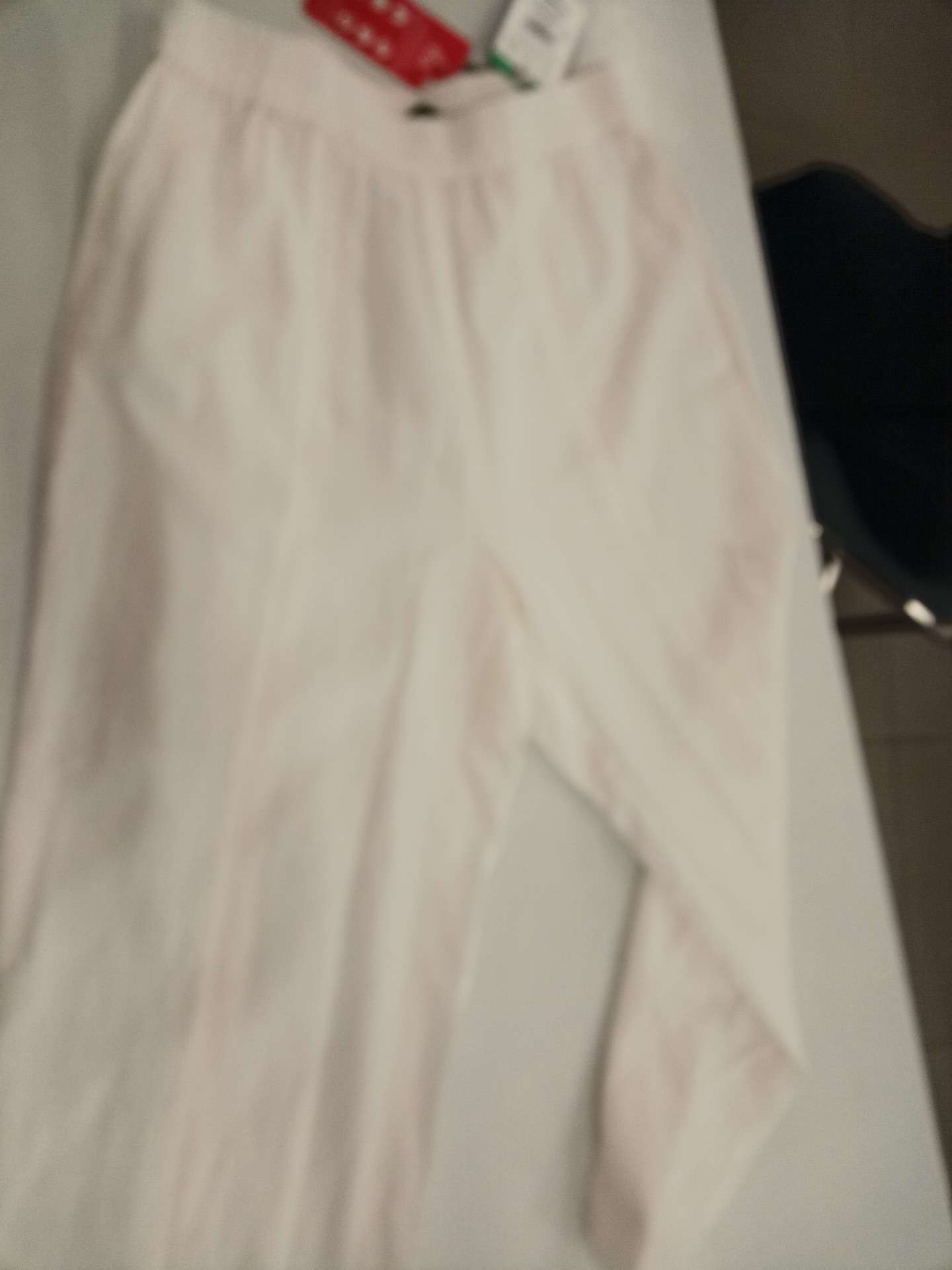 off white rayon flex trousers - 21962660 - Zoom Image - 0