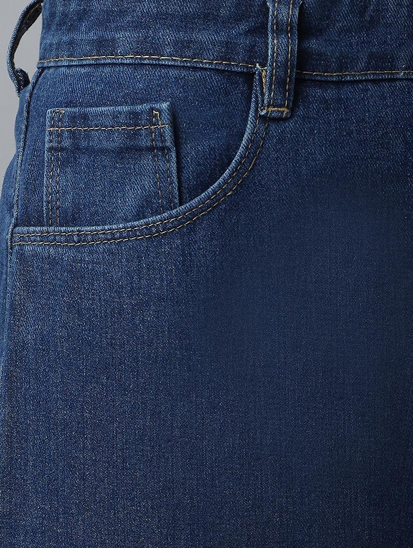 women solid mid rise straight fit jean - 21962902 - Standard Image - 3
