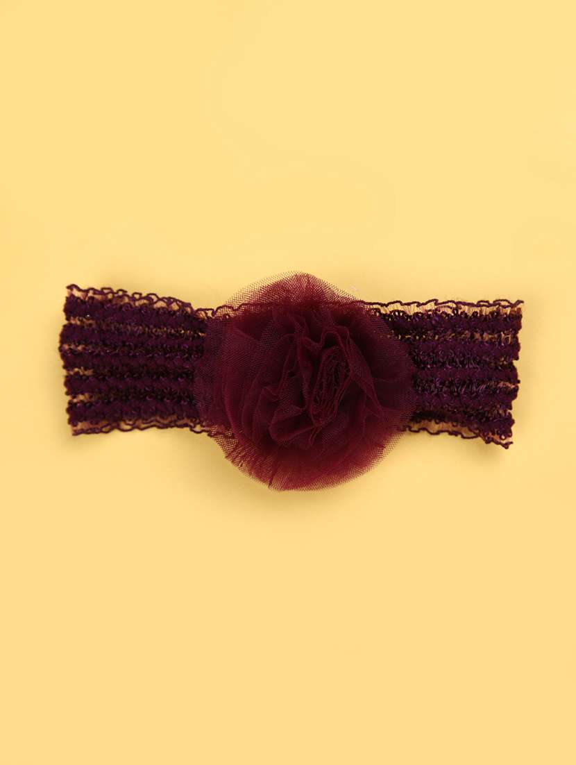 girls solid sleeveless frock with headband - 21962924 -  Standard Image - 3