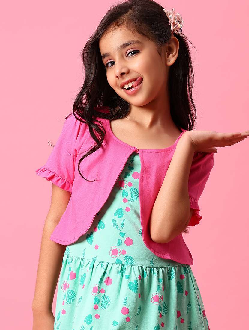 women printed puff sleeve tiered dress - 21962926 -  Standard Image - 3