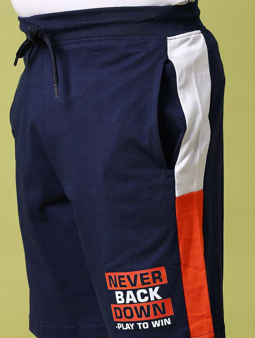 boys printed mid rise regular fit shorts  - 21963056 -  Standard Image - 5