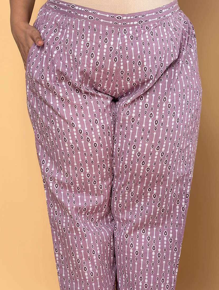 women plus size three quarter sleeve kurta pant with dupatta set - 21963086 -  Standard Image - 5