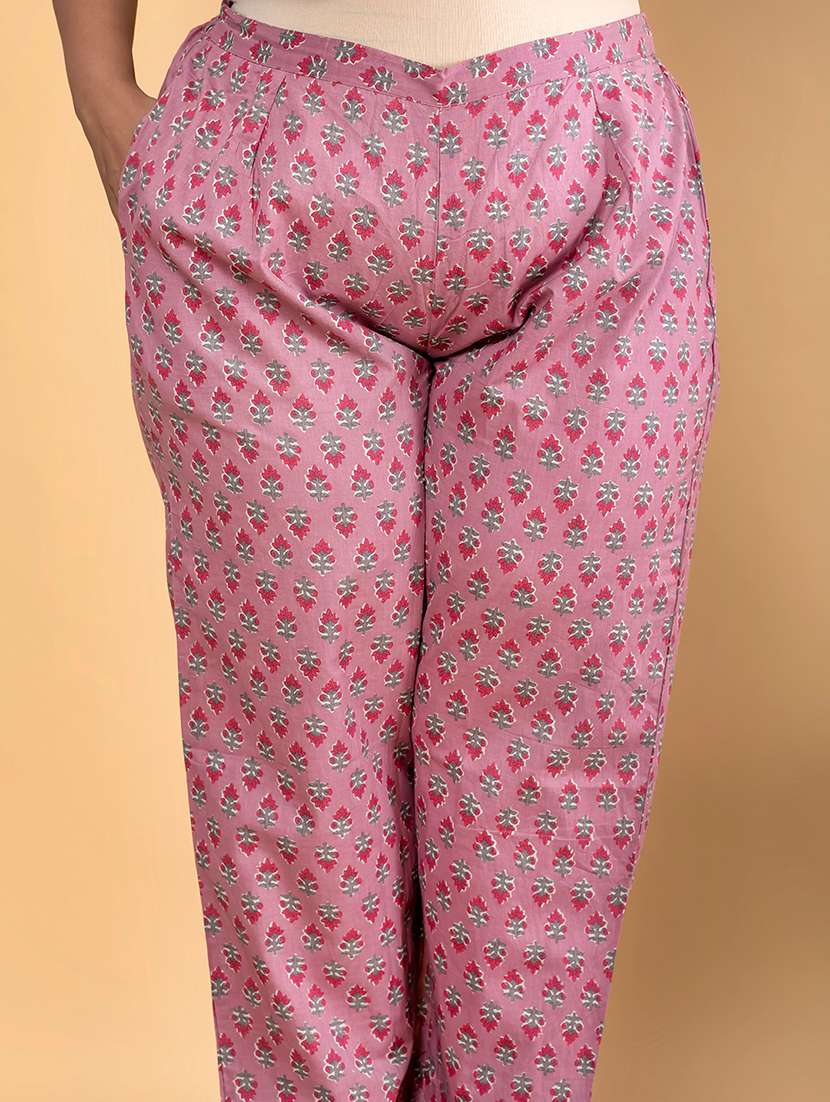 women plus size three quarter sleeve kurta pant with dupatta set - 21963094 -  Standard Image - 5