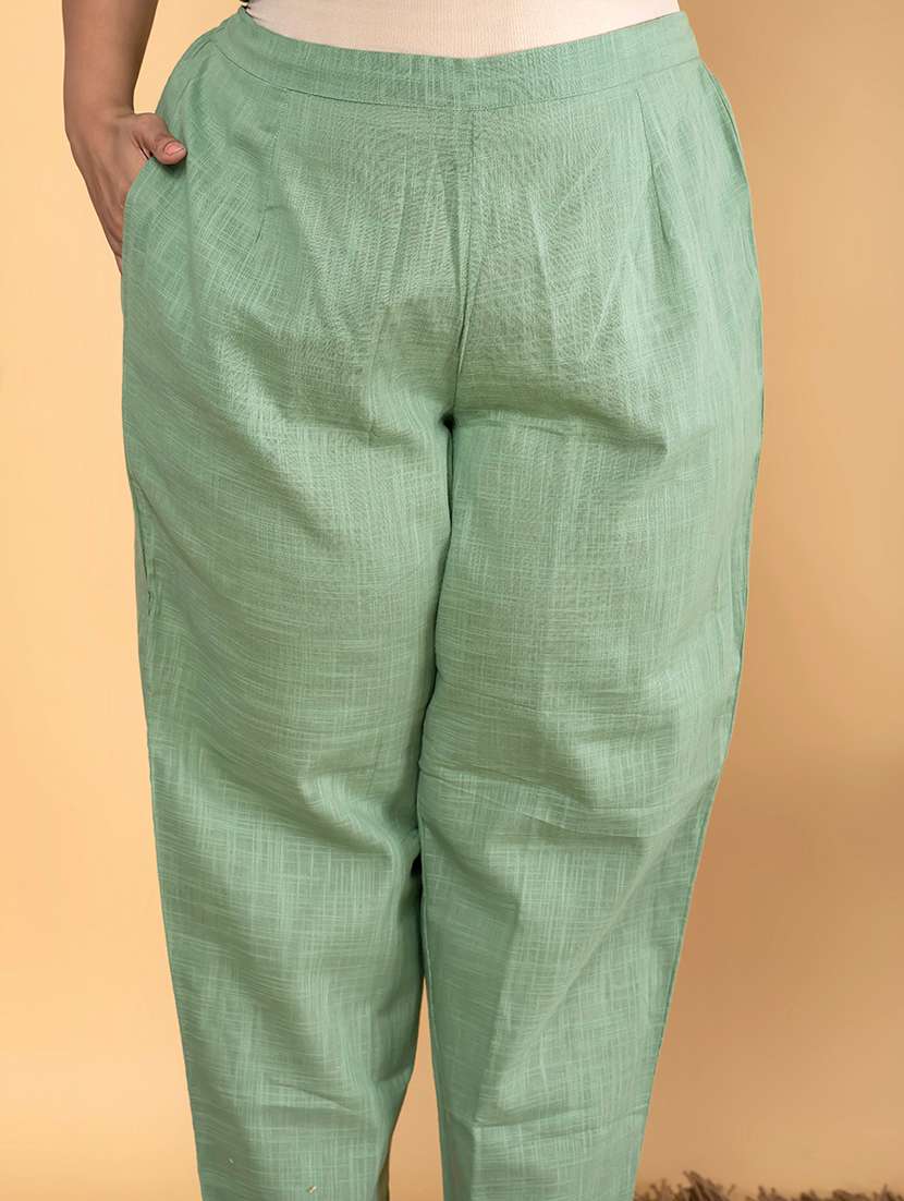 women plus size three quarter sleeve kurta pant with dupatta set - 21963102 -  Standard Image - 5