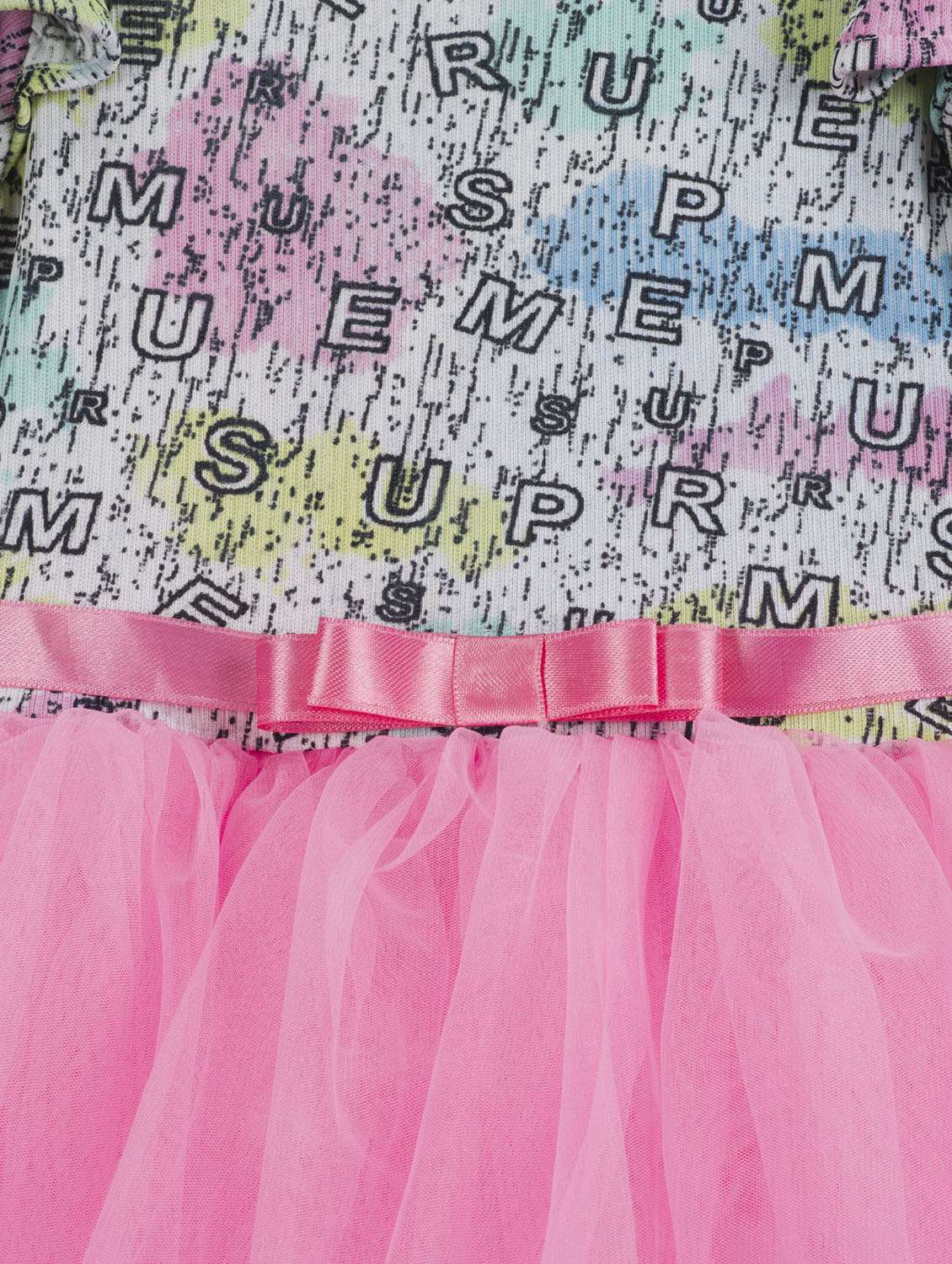 girls printed short sleeve fit & flare dress - 21963191 -  Standard Image - 3