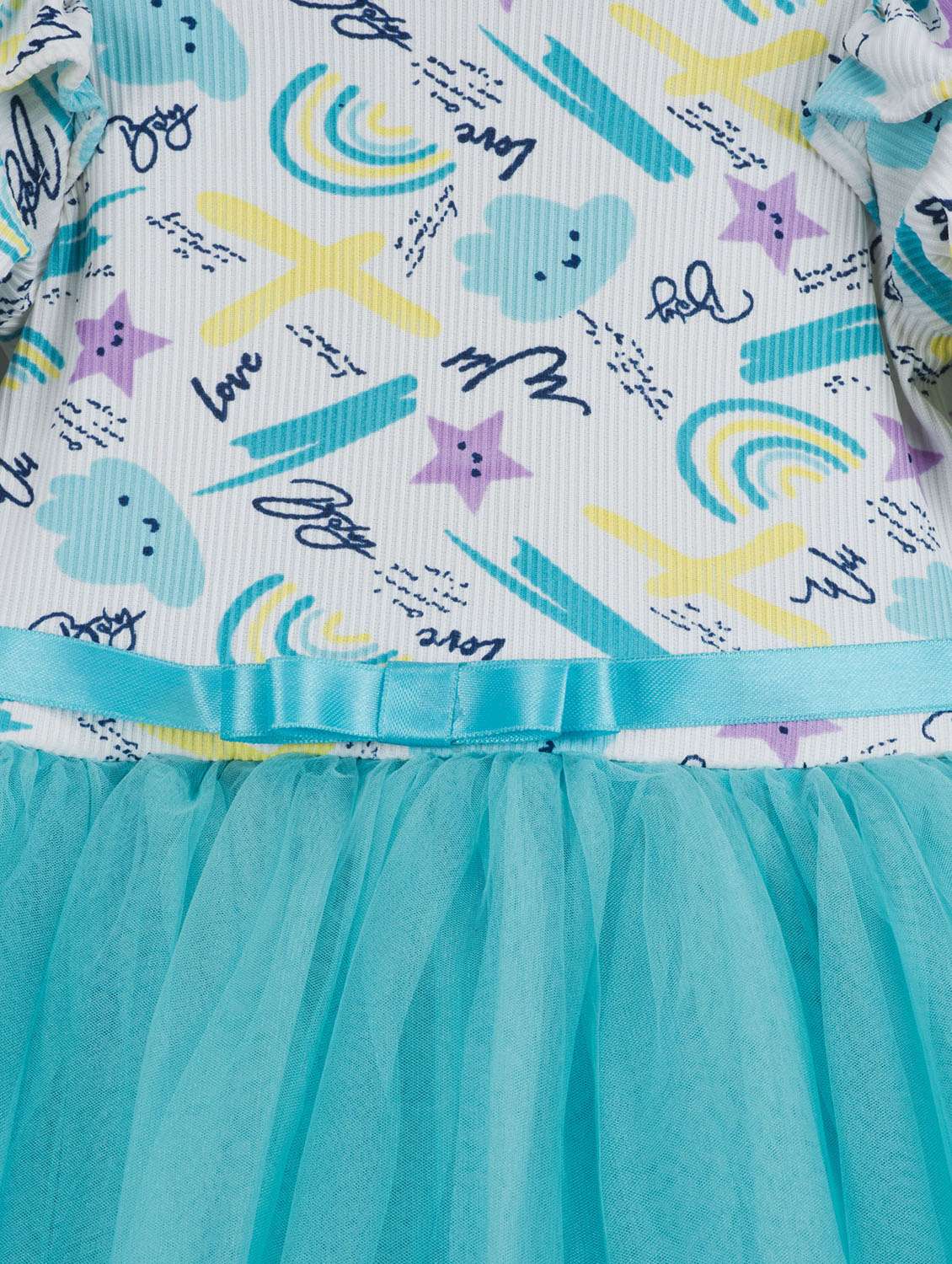 girls printed short sleeve fit & flare dress - 21963192 -  Standard Image - 3