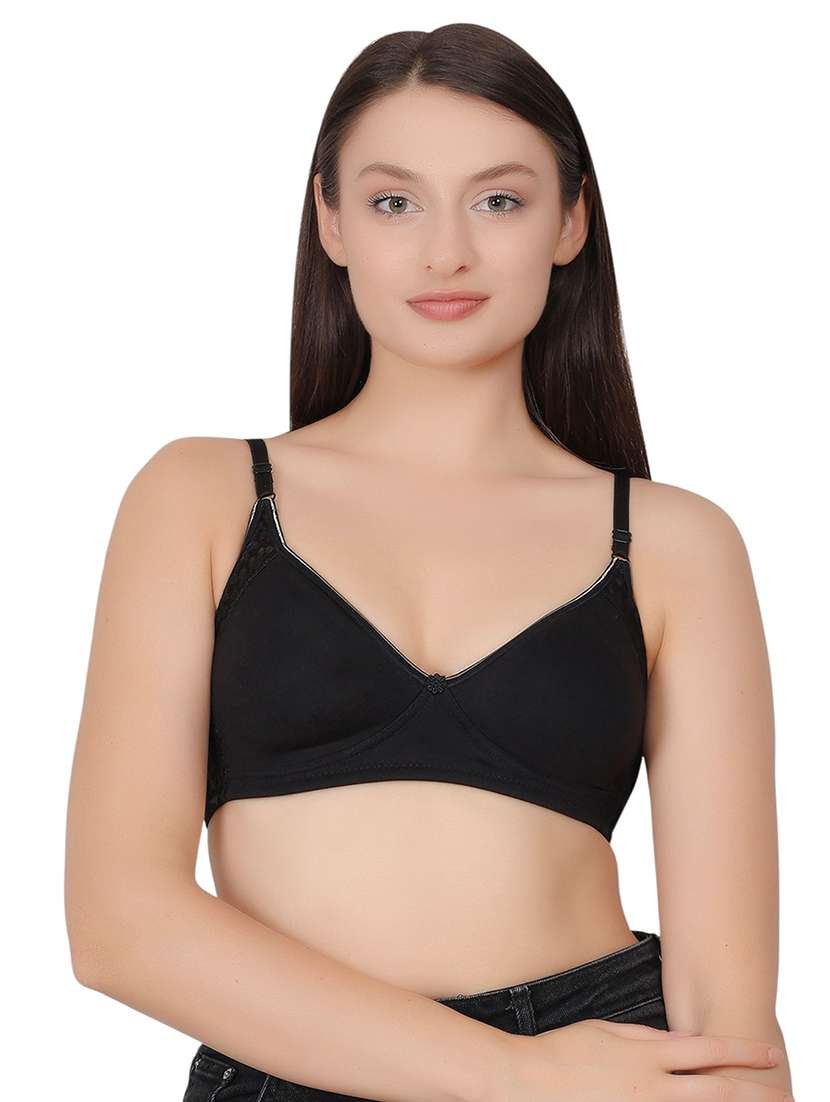 women solid lightly padded t-shirt bra - 21963210 - Zoom Image - 0