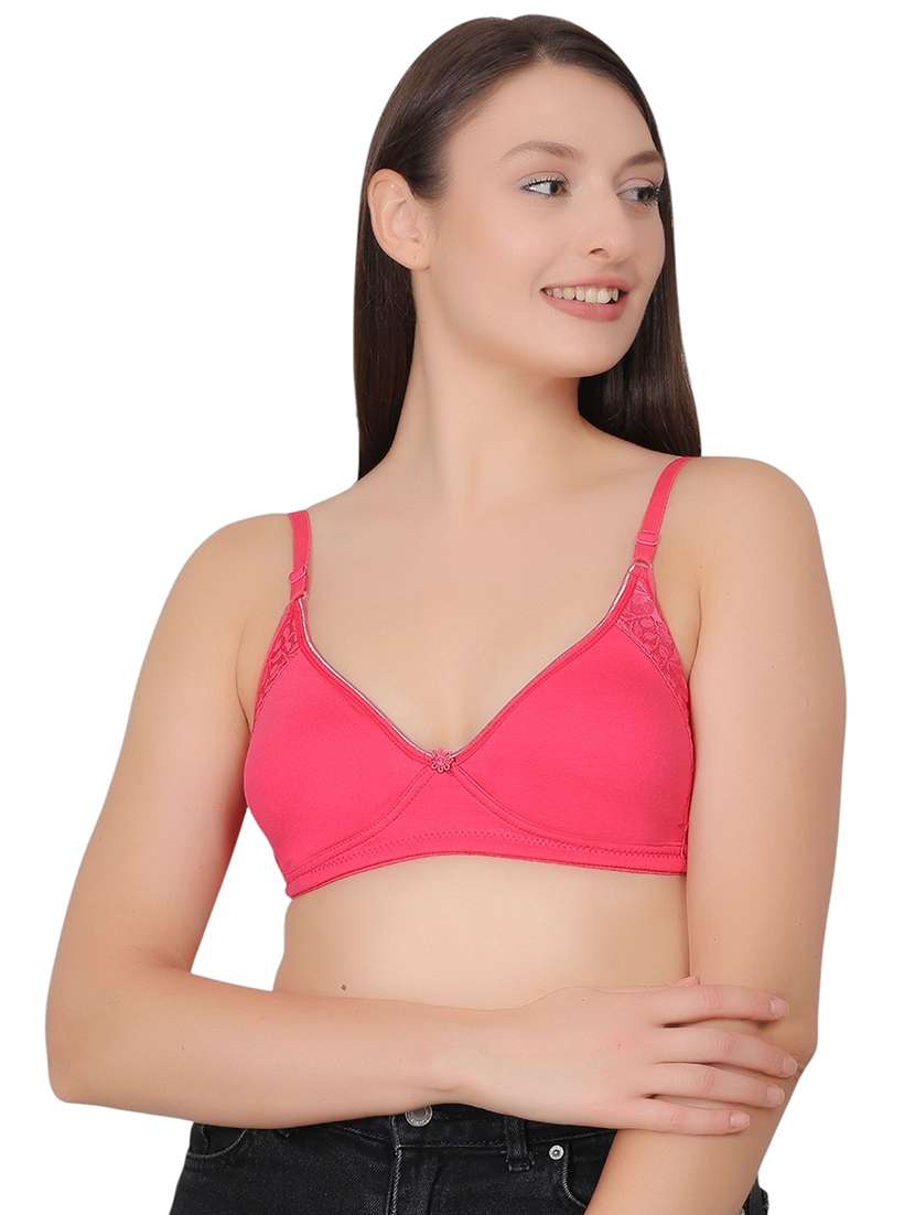 women solid lightly padded t-shirt bra