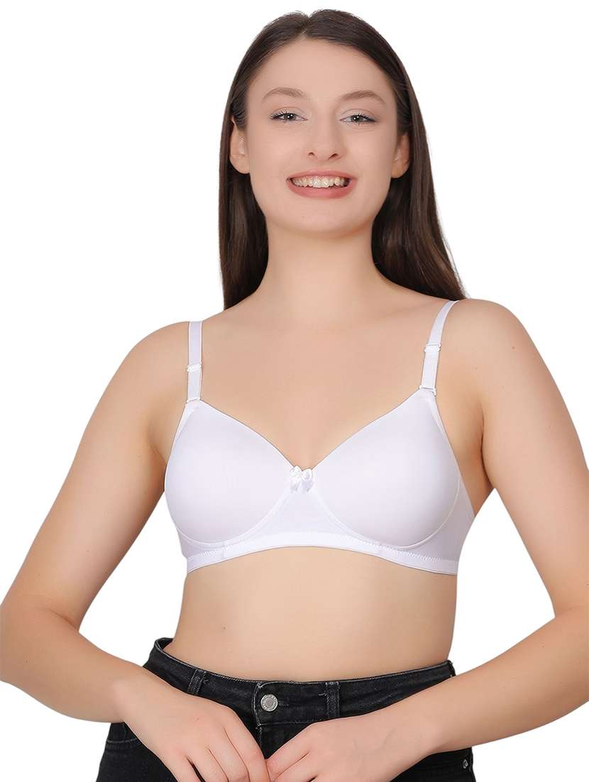 women solid lightly padded t-shirt bra