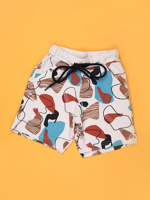kids prinred mid rise regular fit short - 21963924 - Standard Image - 0