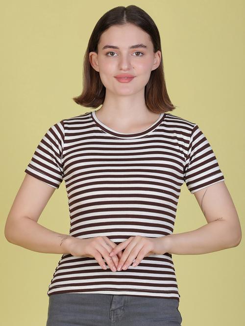 women striped short sleeve t-shirt - 21963933 -  Standard Image - 0