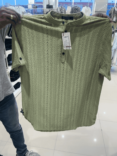 olive knitted tshirt - 21964033 -  Zoom Image - 0