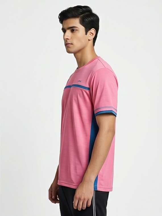 men striped short sleeve regular fit t-shirt - 21964107 -  Standard Image - 3