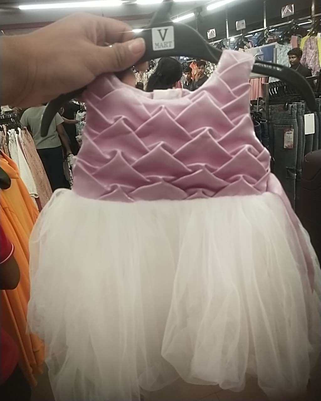 light purple polyester frock - 21964240 - Zoom Image - 0