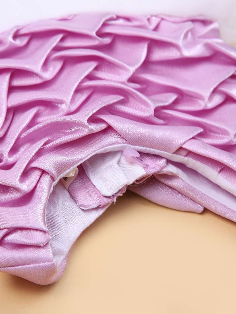 girls solid sleeveless frock - 21964240 -  Standard Image - 3