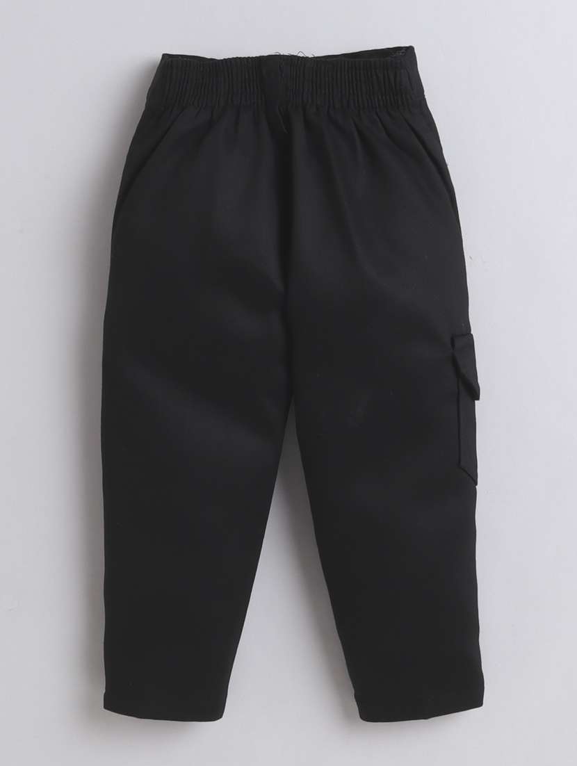 boys solid shirt and trouser with wasitcoat set - 21964312 -  Standard Image - 5