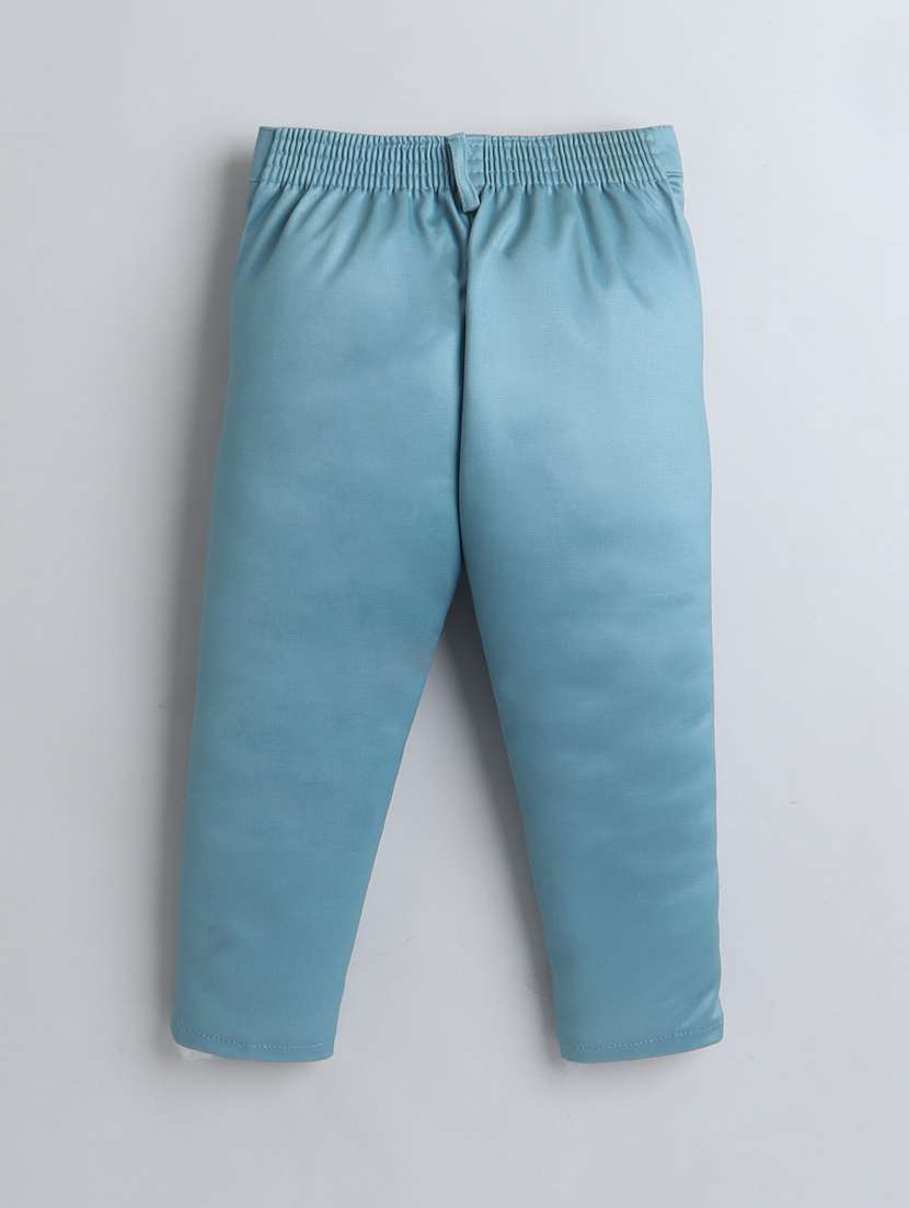 boys printed  t-shirt and trouser with blazer set - 21964335 -  Standard Image - 5