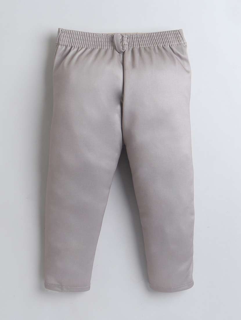 boys printed  t-shirt and trouser with blazer set - 21964336 -  Standard Image - 5