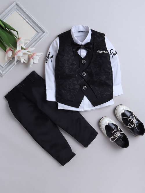 boys self designed waistcoat and trouser set - 21964392 -  Standard Image - 0