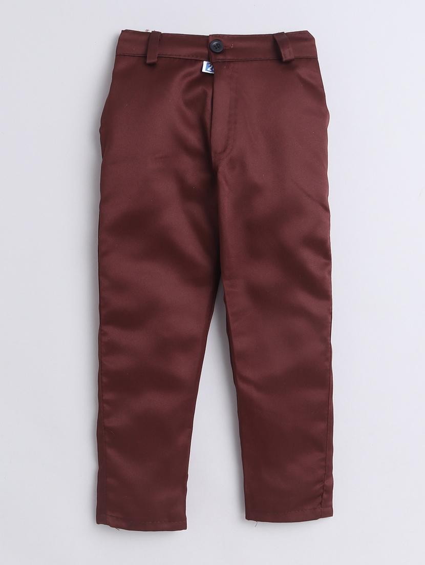 maroon polyester suit sets twin & dungree - 21964411 - Standard Image - 3