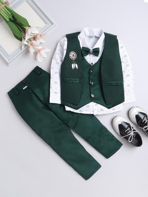 green polyester suit sets twin & dungree - 21964413 - Standard Image - 0