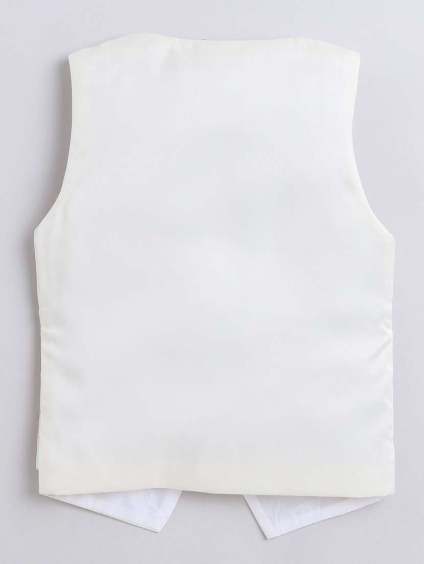 boys shirt and trouser with self designed waistcoat set - 21964443 -  Standard Image - 3