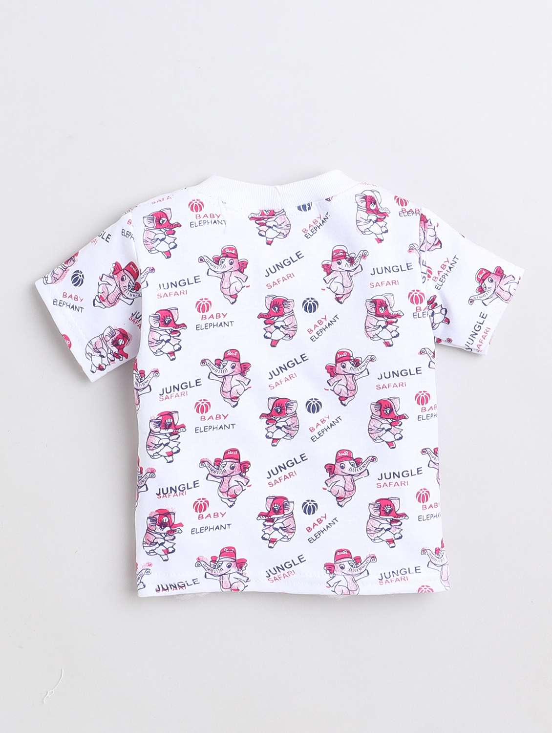 girls printed t-shirt and dungree set - 21964476 -  Standard Image - 3