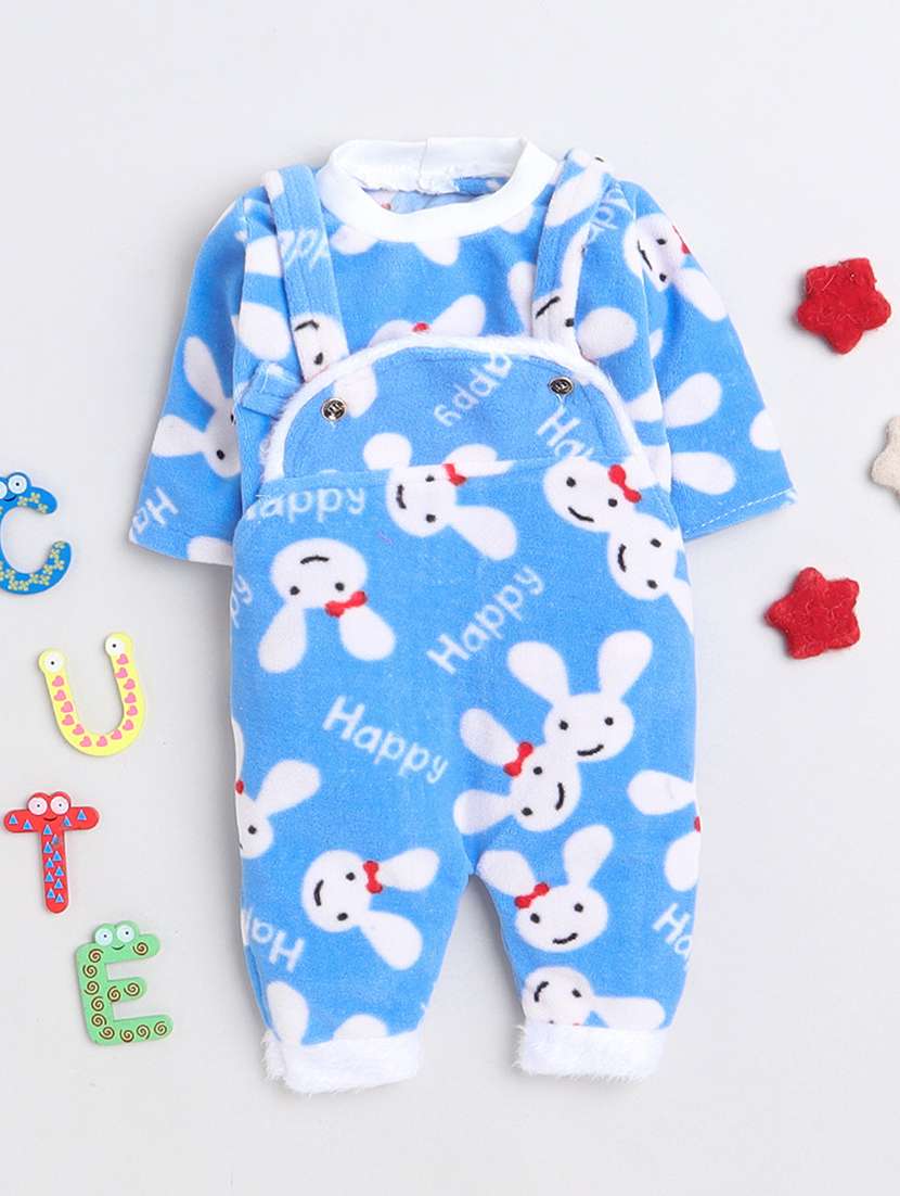 kids self designed t-shirt and dungaree