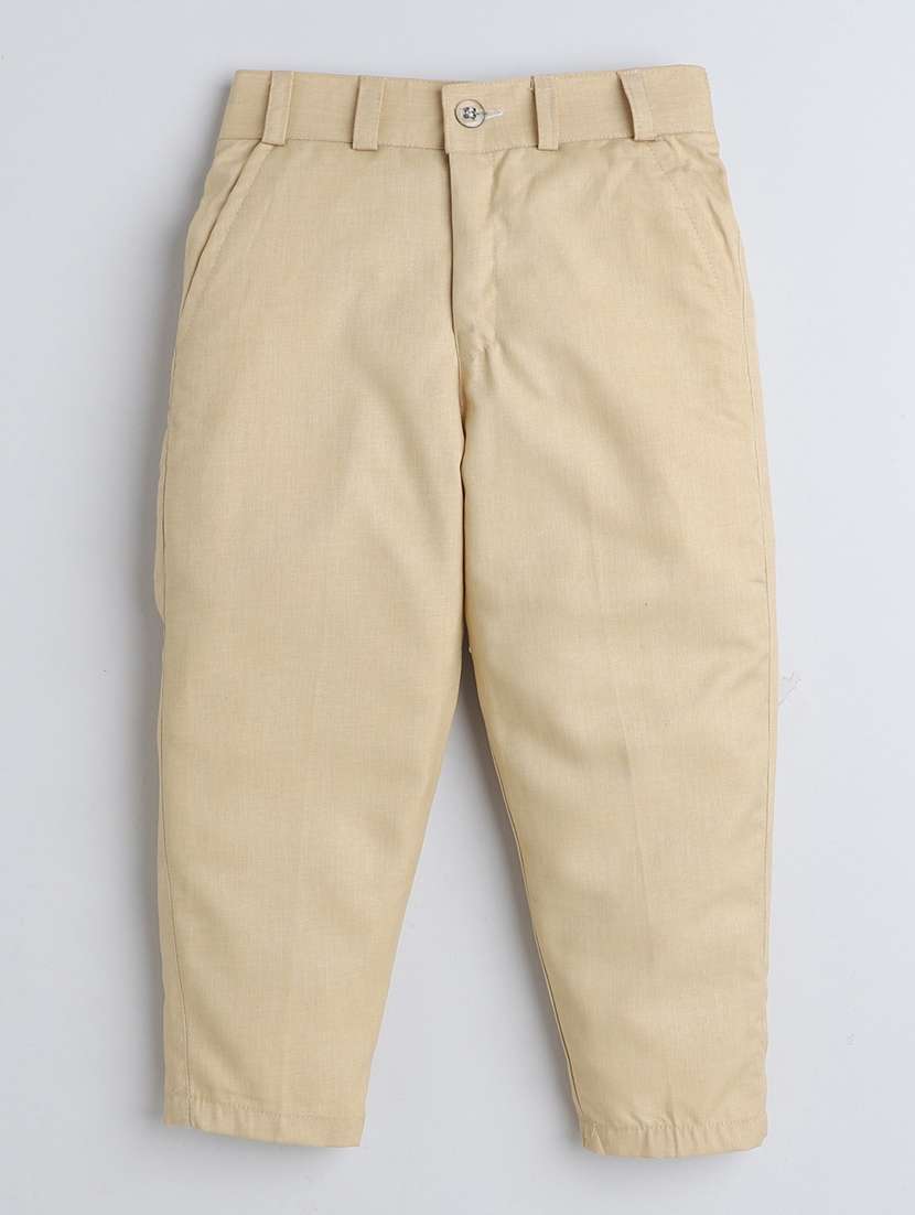 boys printed shirt and trouser with waistcoat set - 21964647 -  Standard Image - 3