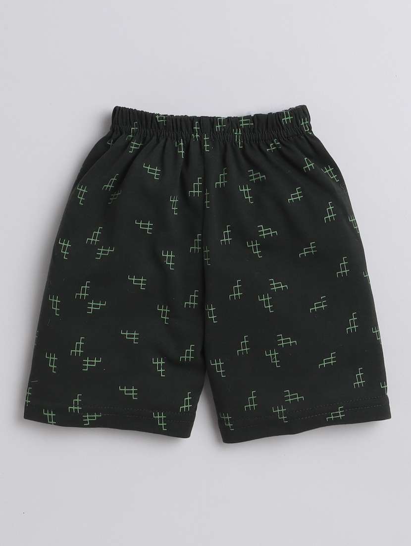 boys printed t-shirt & shorts casual wear set - 21964710 -  Standard Image - 3