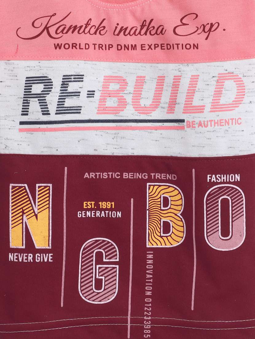 boys printed t-shirt & shorts casual wear set - 21964711 -  Standard Image - 3