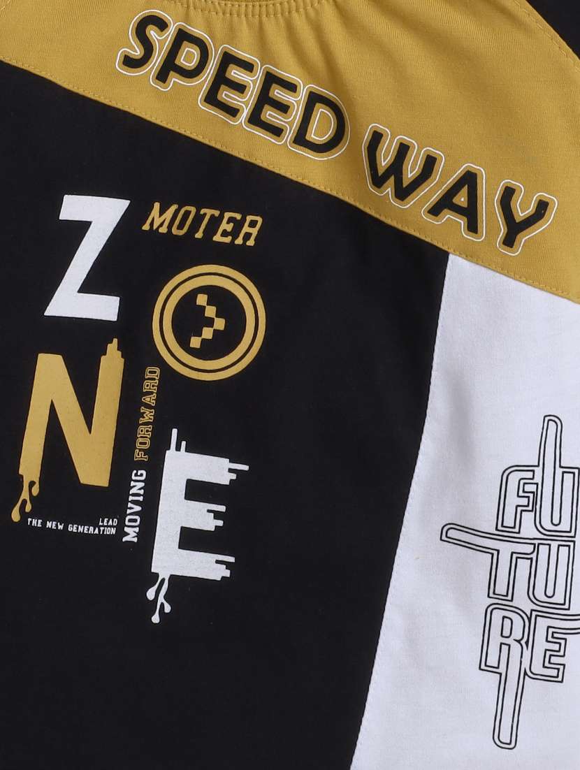 boys printed t-shirt & shorts casual wear set - 21964742 -  Standard Image - 3