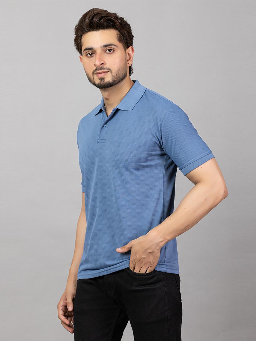 men self design short sleeve regular fit polo t-shirt - 21964797 -  Zoom Image - 0