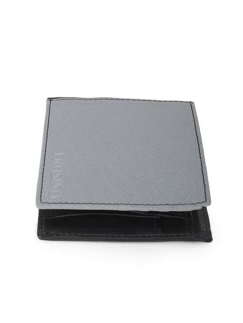 men grey textured bi-fold wallet - 21964823 -  Standard Image - 0