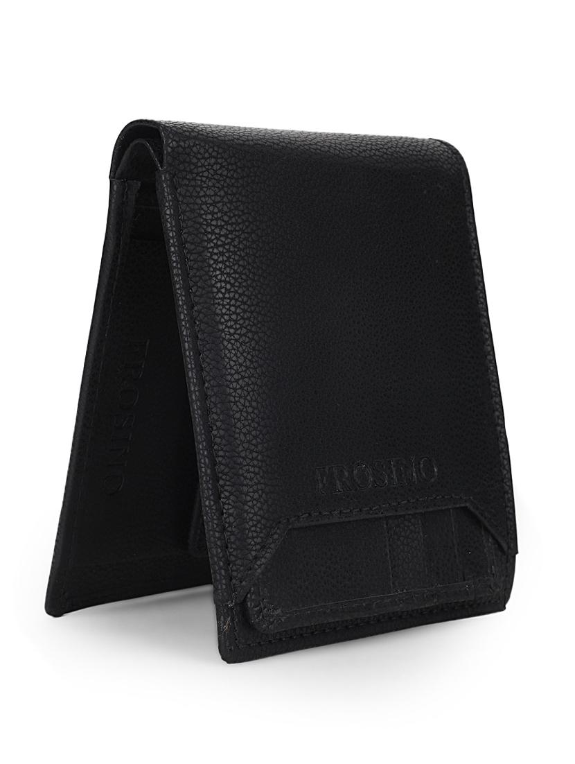 men black leatherette bifold wallet - 21964829 - Standard Image - 3