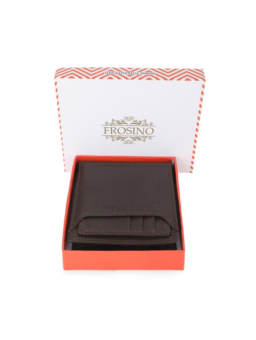 men brown leatherette bifold card wallet - 21964831 - Standard Image - 5