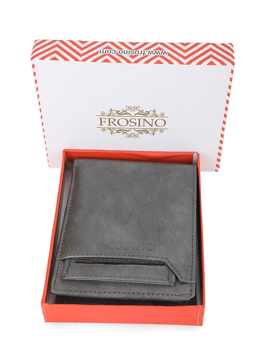 men grey leatherette bi-fold wallet - 21964832 - Standard Image - 5