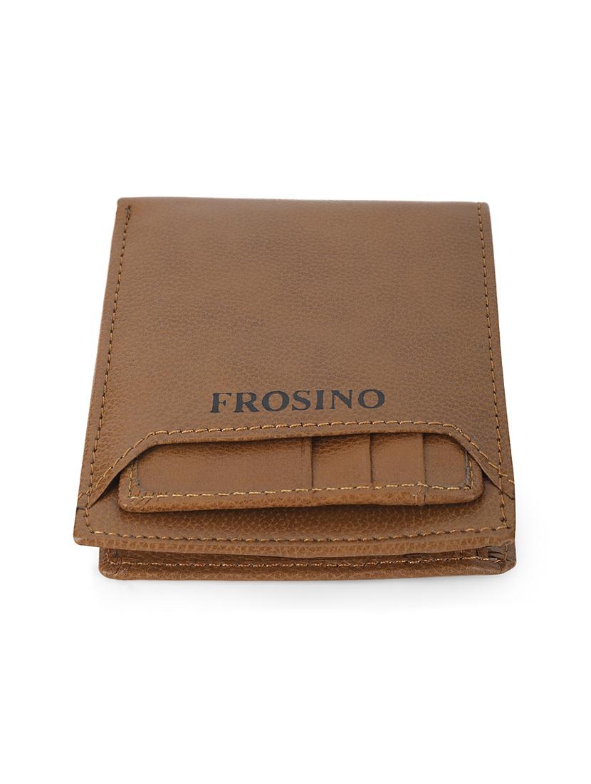 men brown bi-fold genuine leather wallet - 21964833 - Zoom Image - 0