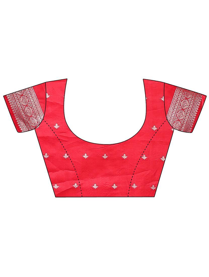 women self design bordered saree with blouse - 21964875 - Standard Image - 5