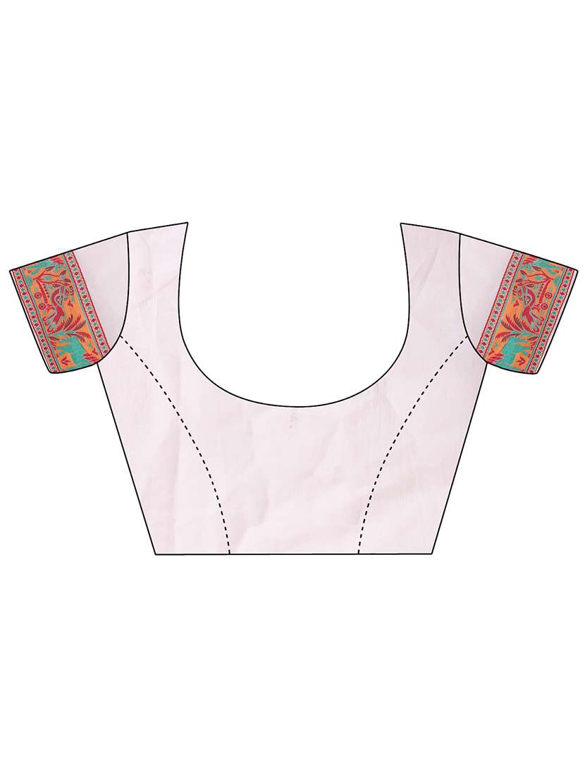 women self design bordered saree with blouse - 21964913 -  Standard Image - 5